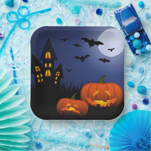 Borden voor hakpapier papieren bordje (Feest)