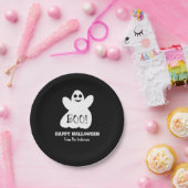 Borden voor Halloween Ghost Paper Papieren Bordje (Feest)