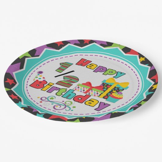 Borden voor halve feestdag papieren bordje (Gekanteld)