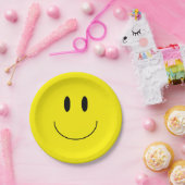 borden voor "Happy Face"-papier Papieren Bordje (Feest)