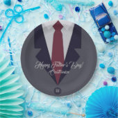Borden voor Happy Vaderdag Suit-papier Papieren Bordje (Feest)