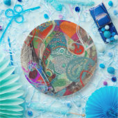 Borden voor harten en paislepapier papieren bordje (Feest)