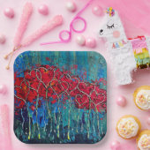 Borden voor hartenpapier papieren bordje (Feest)