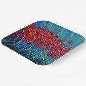 Borden voor hartenpapier papieren bordje (Gebogen)