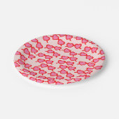 Borden voor hartritmevormig papier papieren bordje (Gekanteld)