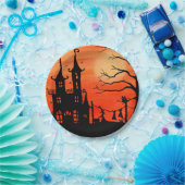 Borden voor haunted House Witch Chores Paper Papieren Bordje (Feest)
