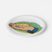 Borden voor het bezitten van cornpapier papieren bordje (Gekanteld)