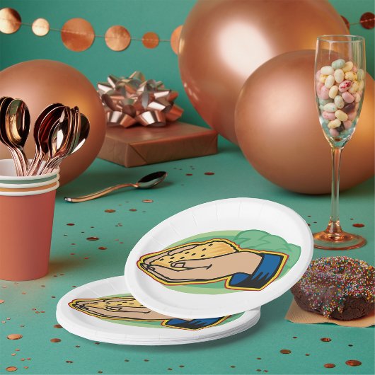 Borden voor het bezitten van cornpapier papieren bordje