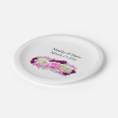 Borden voor het binden van Rozen van bonenkruid Papieren Bordje (Gekanteld)