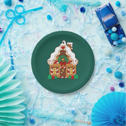 Borden voor het Groenboek kerstmis Papieren Bordje (Feest)