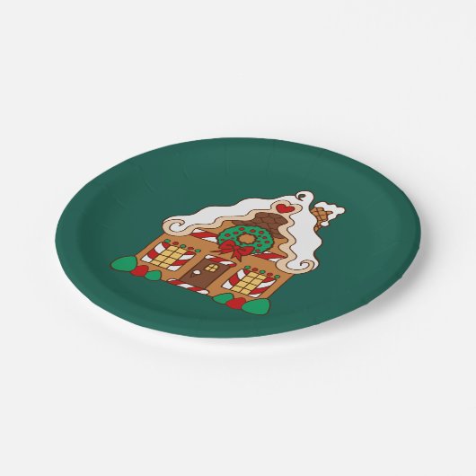Borden voor het Groenboek kerstmis Papieren Bordje (Gekanteld)