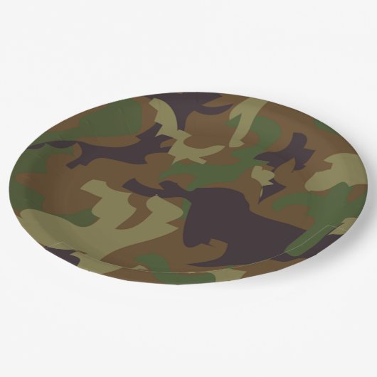 Borden voor het groenboek over het leger papieren bordje (Gekanteld)