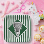 Borden voor het groenboek van Lacrosse-team Papieren Bordje (Feest)