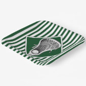 Borden voor het groenboek van Lacrosse-team Papieren Bordje (Gebogen)