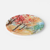 Borden voor het najaar papieren bordje (Gekanteld)