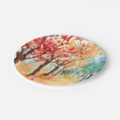 Borden voor het najaar papieren bordje (Gekanteld)