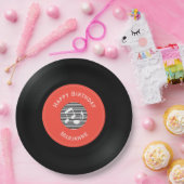 Borden voor het ontwerpen van vinylrecords papieren bordje (Feest)