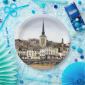 Borden voor het scènepapier van de Saumur River Ba Papieren Bordje (Feest)