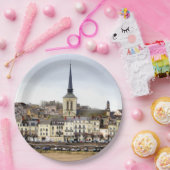 Borden voor het scènepapier van de Saumur River Ba Papieren Bordje (Feest)