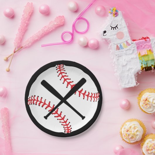 Borden voor honkbalpapier papieren bordje (Feest)