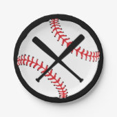 Borden voor honkbalpapier papieren bordje (Voorkant)