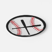 Borden voor honkbalpapier papieren bordje (Gekanteld)