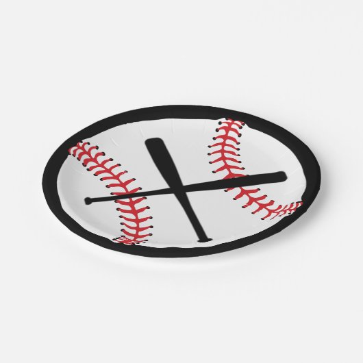 Borden voor honkbalpapier papieren bordje (Gekanteld)