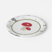 Borden voor houtwiekpapier papieren bordje (Gekanteld)