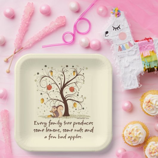 Borden voor Humor in drievoudig  Papieren Bordje (Feest)