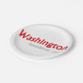 Borden voor in Washington gevestigde themapartijen Papieren Bordje (Gekanteld)