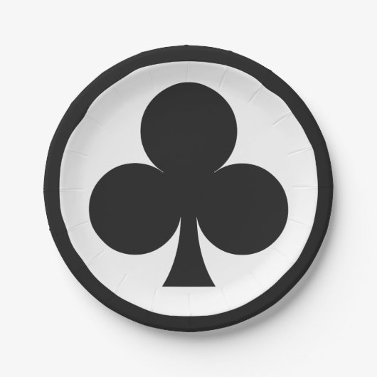Borden voor kaartafspeelpapier - Club Papieren Bordje (Voorkant)