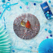 Borden voor kardinaal kerstpapier papieren bordje (Feest)