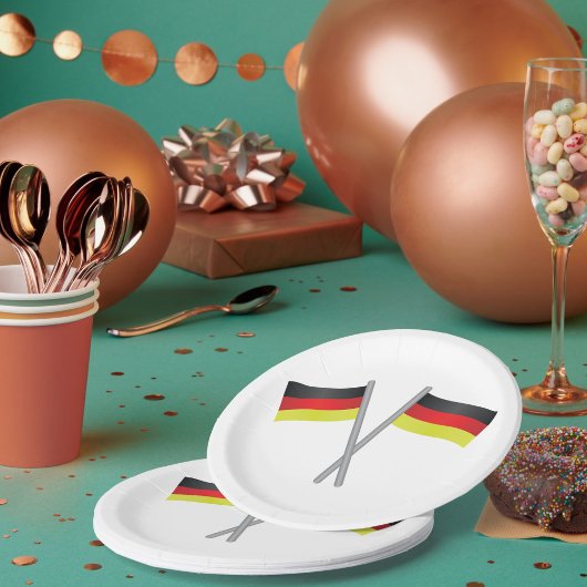 Borden voor kernpapier in Duitsland Papieren Bordje