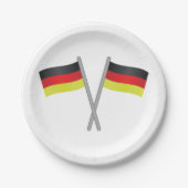 Borden voor kernpapier in Duitsland Papieren Bordje (Voorkant)