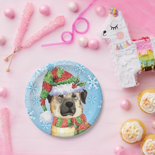 Borden voor kerstanatoliaans schapenpapier papieren bordje (Feest)