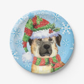 Borden voor kerstanatoliaans schapenpapier papieren bordje (Voorkant)