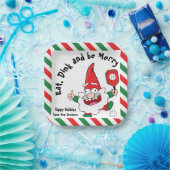 Borden voor kerstcadeaubonpapier papieren bordje (Feest)