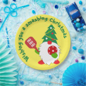 🎅 Borden voor kerstcadeaubonpapier Papieren Bordje (Feest)