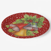 Borden voor kerstcadeaupapier papieren bordje (Gekanteld)