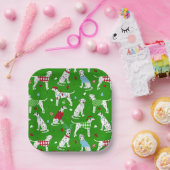 Borden voor kerstcadeaupapier papieren bordje (Feest)