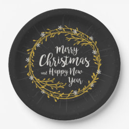 Borden voor kerstcadeaupapier papieren bordje