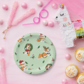 Borden voor kerstcadeaupapier papieren bordje (Feest)