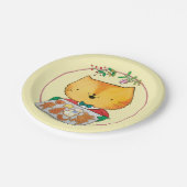 Borden voor kerstcadeaupapier papieren bordje (Gekanteld)