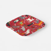 Borden voor kerstcadeaupapier papieren bordje (Gebogen)