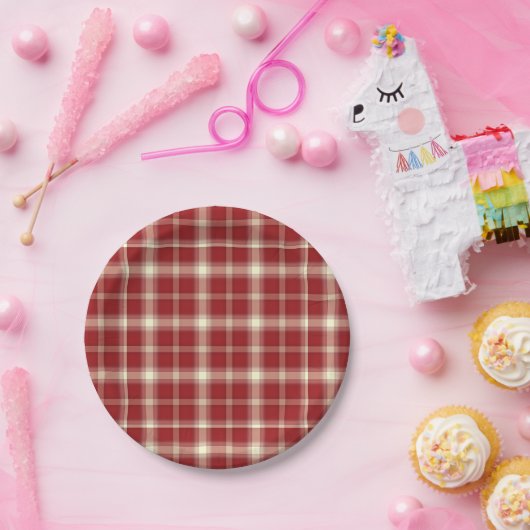 Borden voor kerstcadeautjes 10 PAPIER Papieren Bordje (Feest)