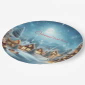 Borden voor kerstfeestartikelen papieren bordje (Gekanteld)