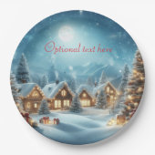 Borden voor kerstfeestartikelen papieren bordje (Voorkant)