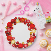 Borden voor kerstfeestartikelen papieren bordje (Feest)