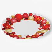 Borden voor kerstfeestartikelen papieren bordje (Gekanteld)