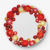 Borden voor kerstfeestartikelen papieren bordje (Voorkant)